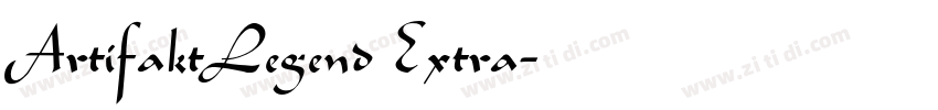 ArtifaktLegend Extra字体转换